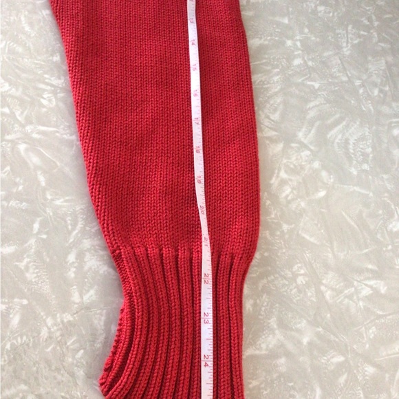 T.Harris London 100% cotton long sleeves crew neck red sweater size medium - Picture 7 of 10